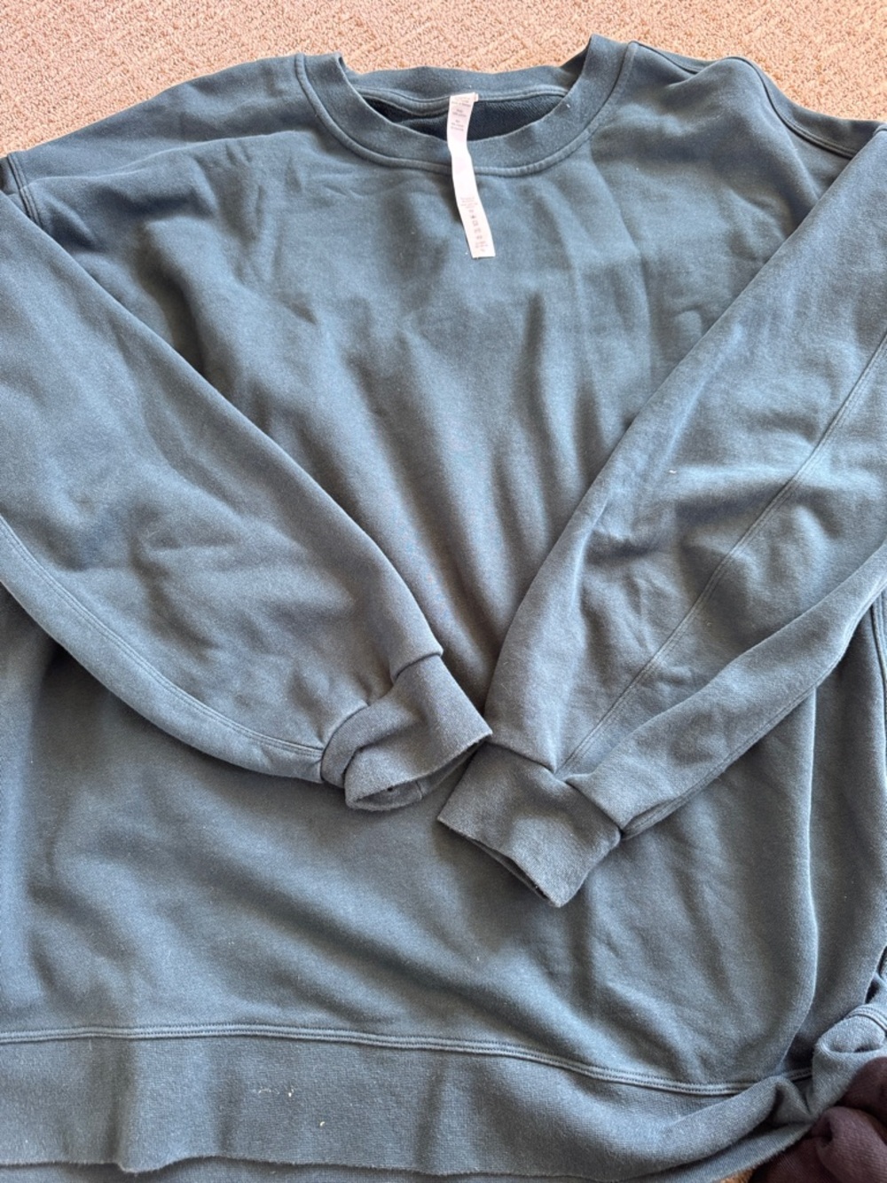 lululemon athletica Charcoal Crew Sweatshirt